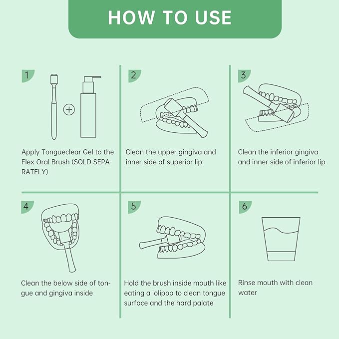 Tongue Cleaner Gel | Fresh Mint Tongue Cleaning Paste | Bad Breath and Halitosis | Mouth Odor Eliminator | Use with Tongue Brushes & Scrapers (2 Pack)…