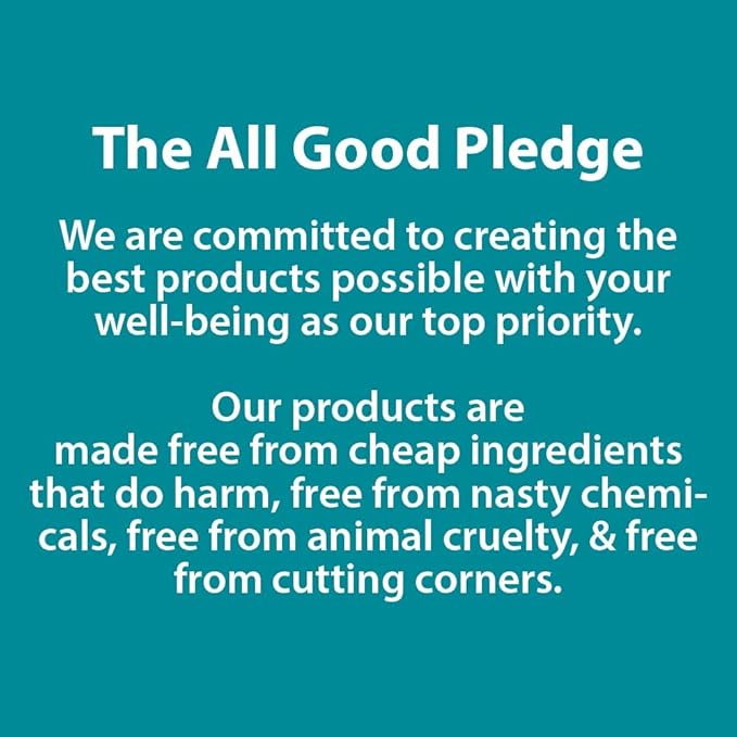 All Good Hand & Body Lotion - Moisturizing Organic Lotion for Dry Skin - Lavender Oil, Cocoa Butter, Rosehip Oil, Arnica, Vitamin E - Non-Greasy Body Butter, 6 fl oz (Lavender)