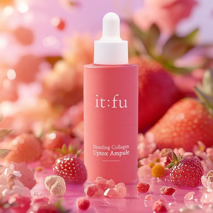ITFU Blending Collagen UpTox Ampoule | Korean Skincare Secret, Face Serum with Salmon PDRN, Retinol & Retinal for Anti-Aging, Wrinkles, Fine Lines, Smile Lines & Lip Wrinkles, 1.01 oz / 30ml