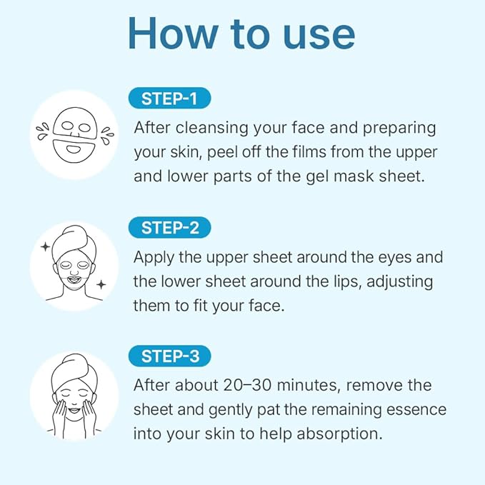 CENTELLIAN 24 Madeca Lab Hyal Waterfull Gel Mask – Deep Hydration with 10-Layer Hyaluronic Acid Complex, Cooling & Soothing, Ultra-Light No-Drip Gel Sheet