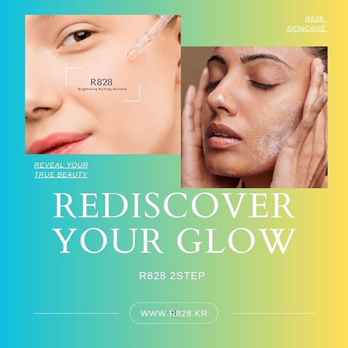 R828 Super Repair Moisturizing Glowing Elastic Skin Recovery Serum 50ml / Korean Skin Care K Beauty with Glutathione, Vitamin C, Niacinamide, and Collagen