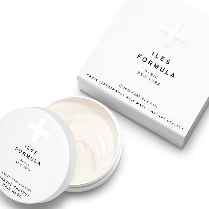 ILES FORMULA Hair Mask – Deep Conditioning Hair Treatment for Dry, Damaged, Frizzy Hair - Lightweight Hair Repair Mask with Tucuma Butter, Macroloba Seed, Vitamins B5 & E | Hydrating, Color-Safe