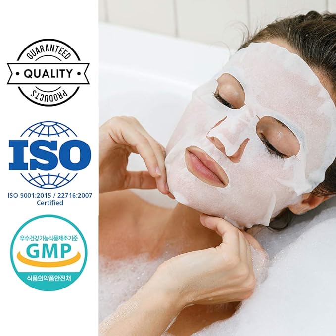 DERMAL 16 Combo B Pack Made in Korea Facial Mask – 20+ Years of K-Beauty Experience, Premium Quality Korean Sheet Masks for Daily Skincare Routine