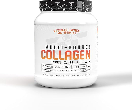 Multi-Source Collagen, Promotes Hair, Skin and Nail Health (Florida Sunshine)
