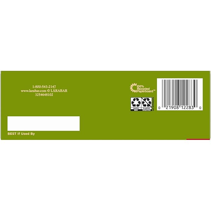 Larabar Apple Pie, Gluten Free Vegan Fruit & Nut Bars, 1.6 oz bars, 12 ct