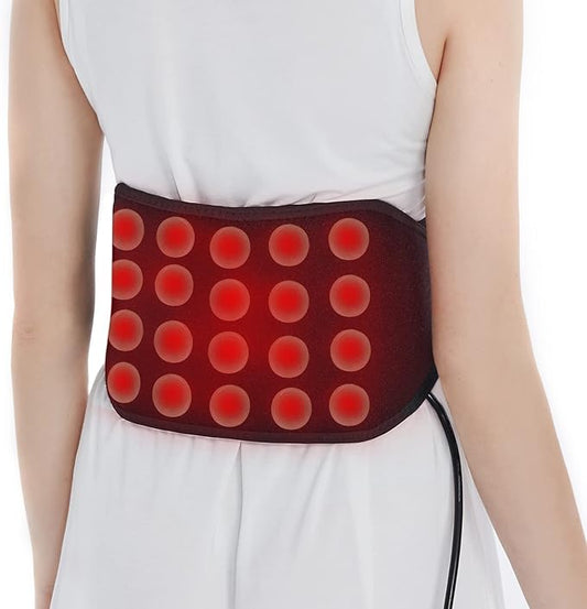 UTK Heating Pad for Back Pain Relief, Far Infrared Heating Pads with 20 Natural Jade Stones, Heating Fast, Hot Enough, Auto Shut Off, Smart Controller, 55'' Large Size Heat Pad for Back