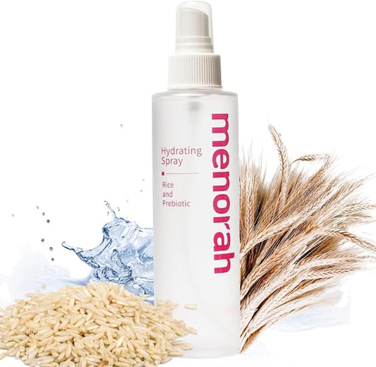 menorah Skincare - Hydrating Spray - with Rice and Prebiotic, Toner, Soothing Facial Spray, Trouble Care, Moisture Balance, Refreshing, Purifying, Calming, All Skin Types