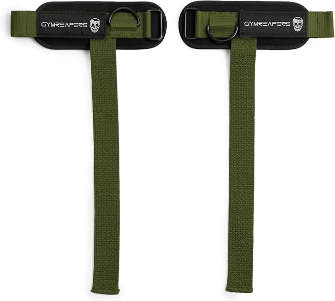 Gymreapers GripLink Lifting Straps – Heavy Duty D-Ring Weight Lifting Wrist Straps with Anti-Slip Silicone Grip Beads, Cushioned & Adjustable Support for Deadlifts, Powerlifting, Cable Machines & Gym Training