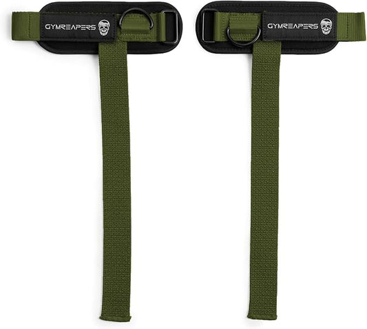 Gymreapers GripLink Lifting Straps – Heavy Duty D-Ring Weight Lifting Wrist Straps with Anti-Slip Silicone Grip Beads, Cushioned & Adjustable Support for Deadlifts, Powerlifting, Cable Machines & Gym Training