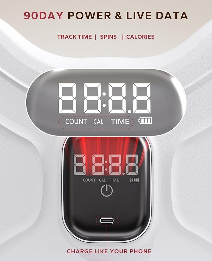 HAPBEAR Waist Twister Machine with LCD Display, 330LBS Capacity - Noiseless Ab Workout Board for Core Exercise & Slim Waist - Anti-Slip Home Gym Fitness Equipment