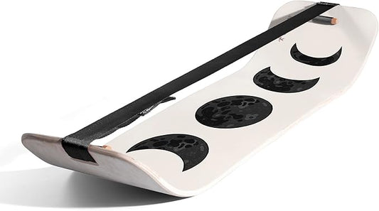 GIBBON SlackBoard - GiBoard Balance Board Kids & Adults - Slackline Balance Trainer - Slack Board Core Workout Equipment Home Gym Training - Standing Desk Exercise - Yoga, Agility, Pilates & More