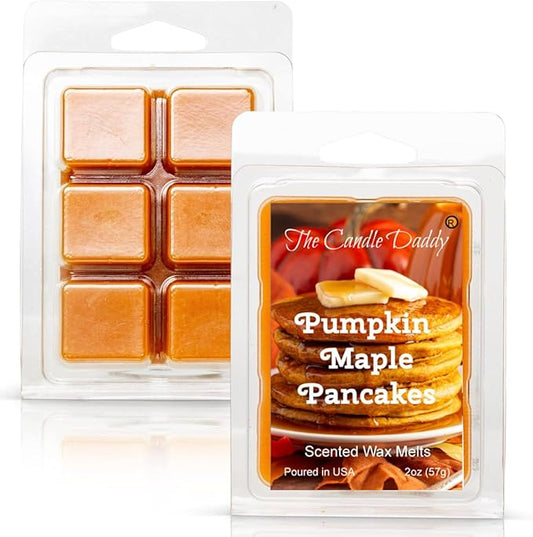 The Candle Daddy Pumpkin Maple Pancakes Scented Wax Melts, 2 oz, 6 Cubes
