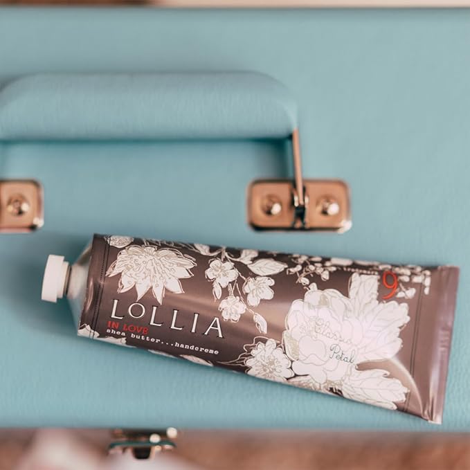 LOLLIA In Love Handcreme, 4 oz. – Classic Petal – Scented Hand Cream for Women, Moisturizing Hand Lotion for Dry Hands, Shea Butter & Cocoa Butter, Quick Absorbing Lotion