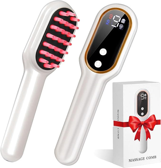 Laser Therapy Hair Growth Comb, Electric Scalp Massager, Handheld Comb-Shaped Hair Regrowth Device for Hair Growth & Hair Care for Thicker, Healthier Hair