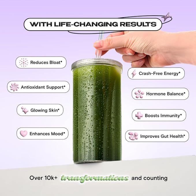 Kiala Nutrition Super Greens, Organic Greens Powder with Spirulina & Chlorella for Digestion, Gut Health, Immunity, Energy, Gluten Free, Vegan, Sugar Free, Mixed Berry, Spectra Blend, 30 Servings