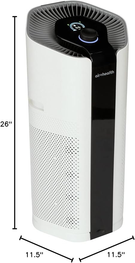 Air Health Skye 5 Stage Air Purifier, Features Ultraviolet Light (UVC), H13 True Hepa, Carbon, PCO, Smart Wifi, Auto Mode, Quiet, Removes 99.97% of Particles, Smoke, Mold, Pet Dander, Dust, Odors