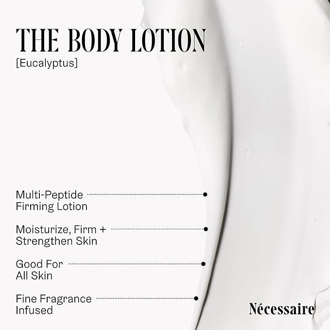 Nécessaire Eucalyptus Body Essentials Set – Travel-Size Body Wash, Body Lotion + Deodorant | For Women + Men | Dermatologist-Tested. Hypoallergenic. Vegan | Aluminum-Free Deodorant