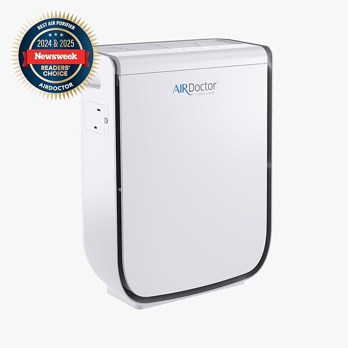 AIRDOCTOR AD2000 Air Purifier for Small & Medium Rooms and Small Bedrooms. 3 Stage Filtration with Pre-Filter, UltraHEPA, Carbon/VOC (AirDoctor 2000)