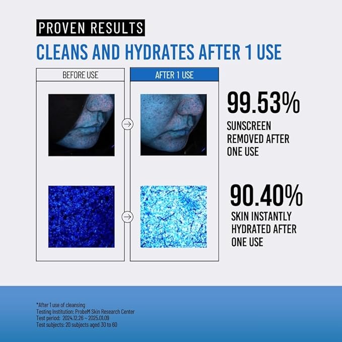 JUMISO Waterfull Hyaluronic Acid Cleansing Foam - Korean Face Wash 3-Complex Hyaluronic Ceramides LHA Gentle Exfoliating Hydrating Cleanser All Skin Types Non-Stripping 5.07 oz