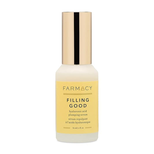 Farmacy Hyaluronic Acid Serum for Face - Filling Good Anti Aging Skin Care + Hydrating Face Serum - Plumping + Smoothing Wrinkle Serum to Visibly Firm Skin for a Youthful Complexion (30ml)