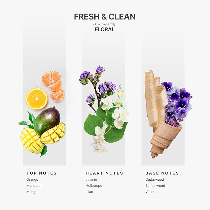 AromaPlan Scents, Clean Smelling Essential Oils, Fresh & Clean 16 Fl Oz (473ml)-Fresh Scent Essential Oil for Diffuser, USA Fragrance, Bigger Bottle, Bolder Aroma & Longer Lasting
