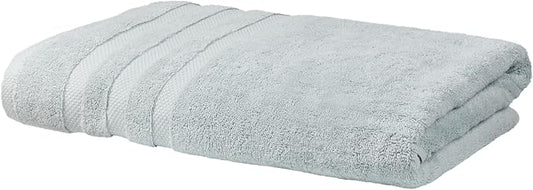 SOFE H&L | Olea Luxury Turkish Cotton Bath Towel Set of 1 : 1 Jumbo Bath Towel - Light Blue | Premium, Soft, Durable, Absorbent | XL Bath Towels Oversized