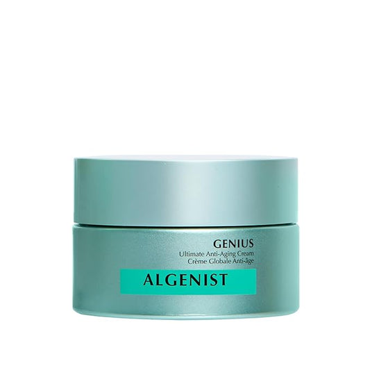 Algenist GENIUS Ultimate Anti-Aging Face Cream - Restoring Collagen Cream to Smooth, Brighten + Help Improve Skin's Radiance - Formulated with Patented Alguronic Acid and Microalgae Oil (2 oz)