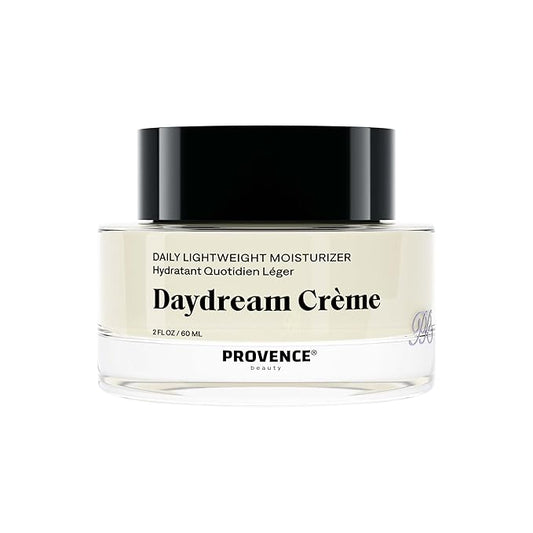 Provence Beauty Daydream Crème – Lightweight Face Moisturizer with Ashwagandha, Vegan Collagen & Immortal Flower – Hydrating Face Cream, Plumps & Balances Skin – 2 fl oz