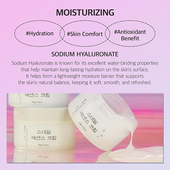 BlingOne L.ASY Snail Essence Cream (3.52 oz) – Soothing & Hydrating Moisturizer for Sensitive Skin