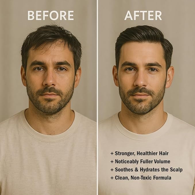 HygieneLab Mens Shampoo - EWG Verified Non-Toxic Formula, Fragrance-Free & Paraben-Free, Gentle Cleanse for All Hair Types, Premium Quality (10 fl oz)