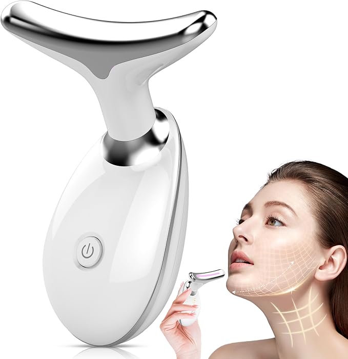 YourMate Face & Neck Massager for Skin Care 3 in 1 Facial Tools Skin Boosting Skin Tensions Reduce