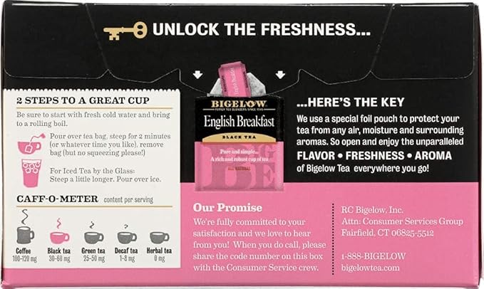 Bigelow Tea, 20 Bags - English Breakfast (3 Pack)