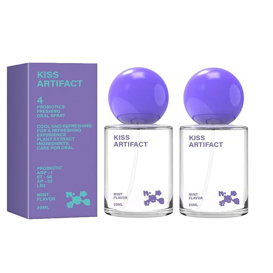 2Pcs Probiotic Oral Spray for Long-Lasting Freshness, Alcohol-Free Oral Spray with Probiotics for Breath Care, Portable Oral Spray, Suitable for Daily Use, Work, Travel (20ml)