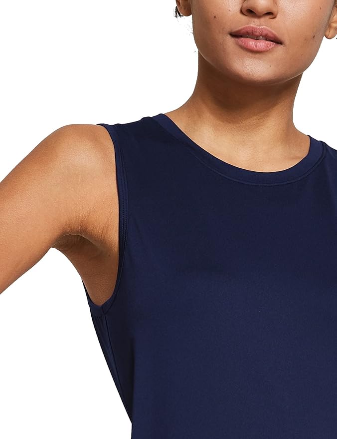 baleaf Workout Tank Tops for Women Sleeveless Running Athletic Loose Fit Yoga Tops Active Shirts Sports Gym Exercise