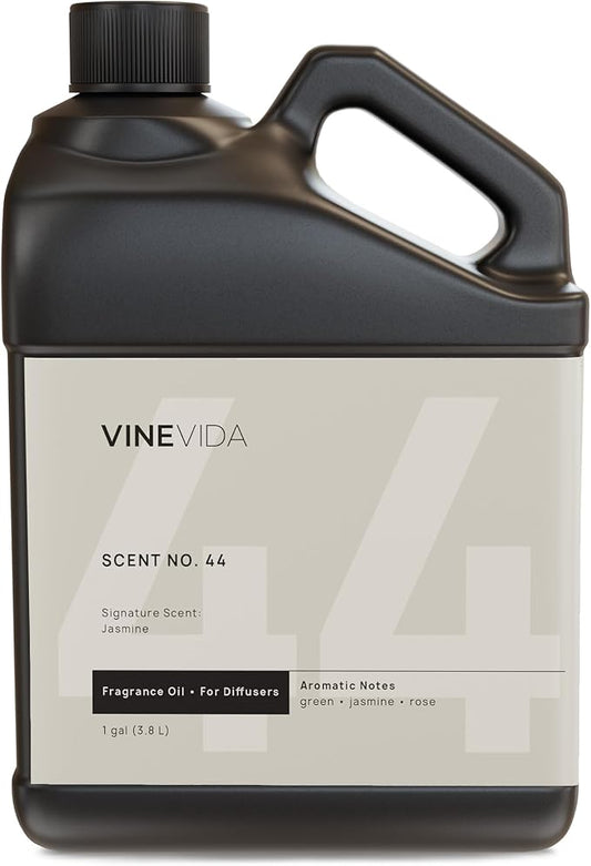VINEVIDA [128 Fl Oz] Jasmine Fragrance Oil for Cold Air Diffusers, Essential Oils for Diffuser Oil Refill & Air Freshener Room Spray