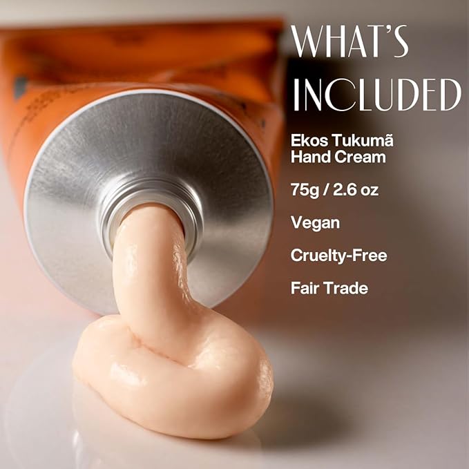 Natura – Tukumã Hyaluronic Acid Boosting Hand Cream - Moisturize & Improve Skin Texture - Anti-Signs & Anti-Aging- Vegan Skin Care - 2.6 oz (75g)