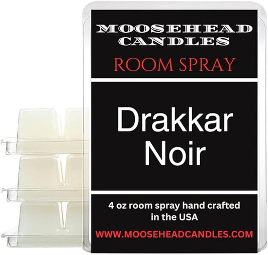 Moosehead Drakar Cologne Wax Melts – 4 Pack Strong Scented Soy Blend Melts – Masculine Cologne Inspired Home Fragrance – Long Lasting Hand Poured Wax Cubes