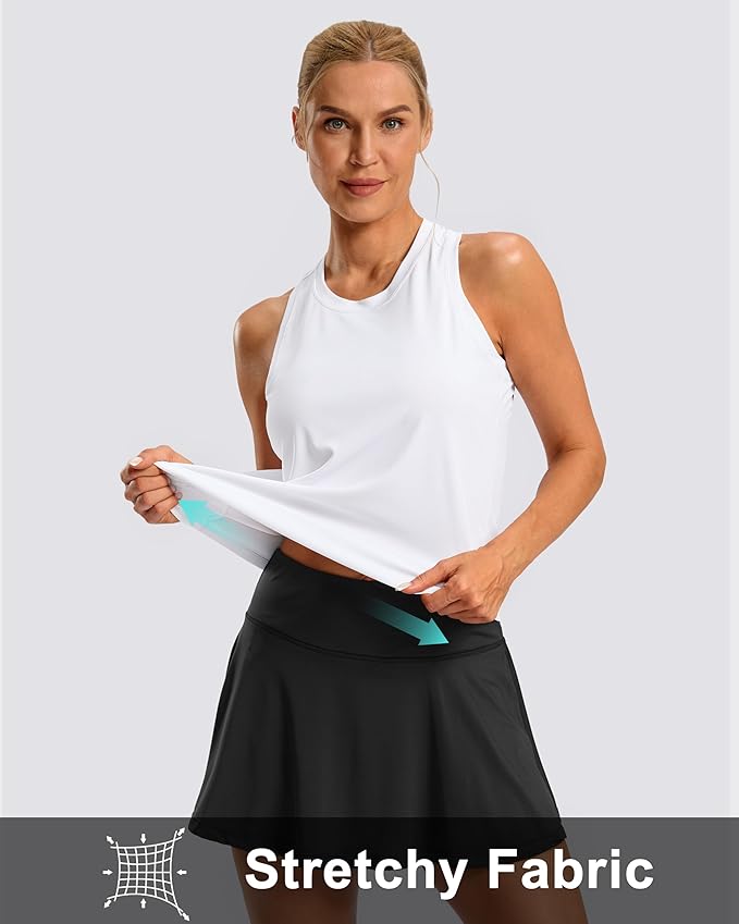 G Gradual Women's Workout Tank Tops Racerback Athletic Yoga Tops Loose Fit Sleeveless Running Gym Sports Shirts for Women
