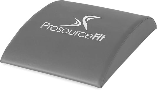ProsourceFit Abdominal AB Mat 15" x 12" High Density Core Trainer, Black/Yellow