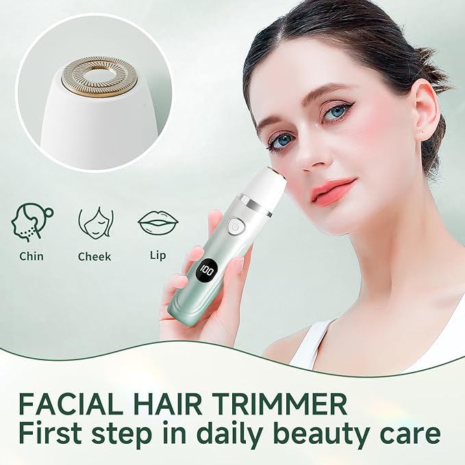 RUIM Bikini Trimmer for Women, 3-in-1 Electric Razors for Women, Waterproof Rechargeable Pubic Hair Trimmer with LED Display