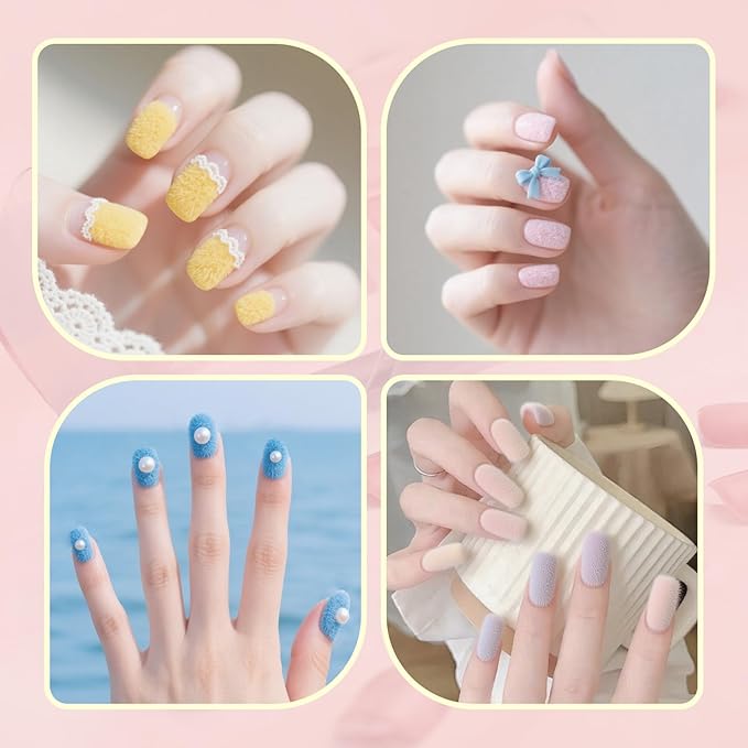 100g Flocking Powder, Velvet Fibers for Christmas Tree Crafts/Taba Squishy/Nails Art/Doll Decorations/DIY Scenery (Light Green)