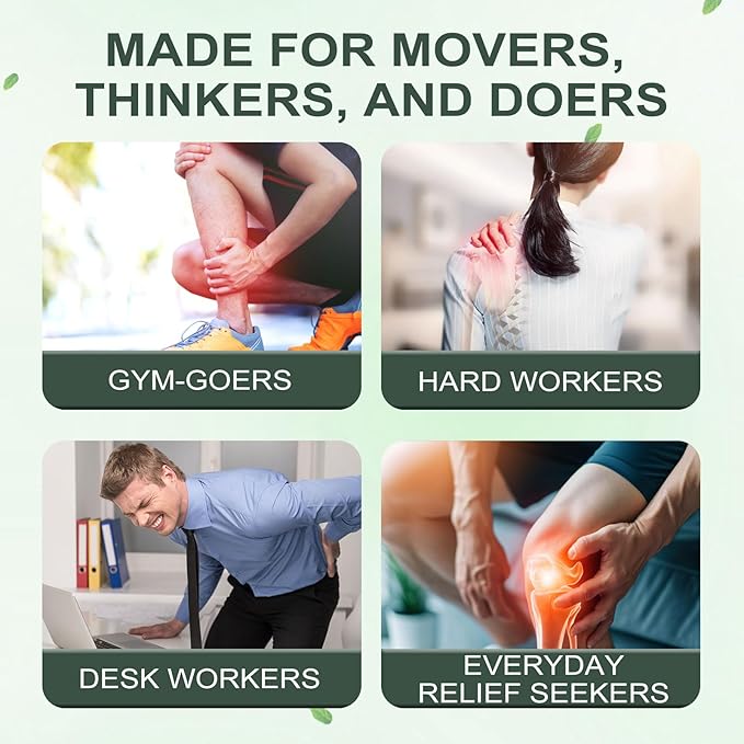 Therawolf Neuro Balm, Joint Care Soothing Cream, Arnica Oil, Camphor Blue, Chamomile Extract, Herbal Body Cooling Soothing Ointment, Daily Joint & Muscle Care (1)