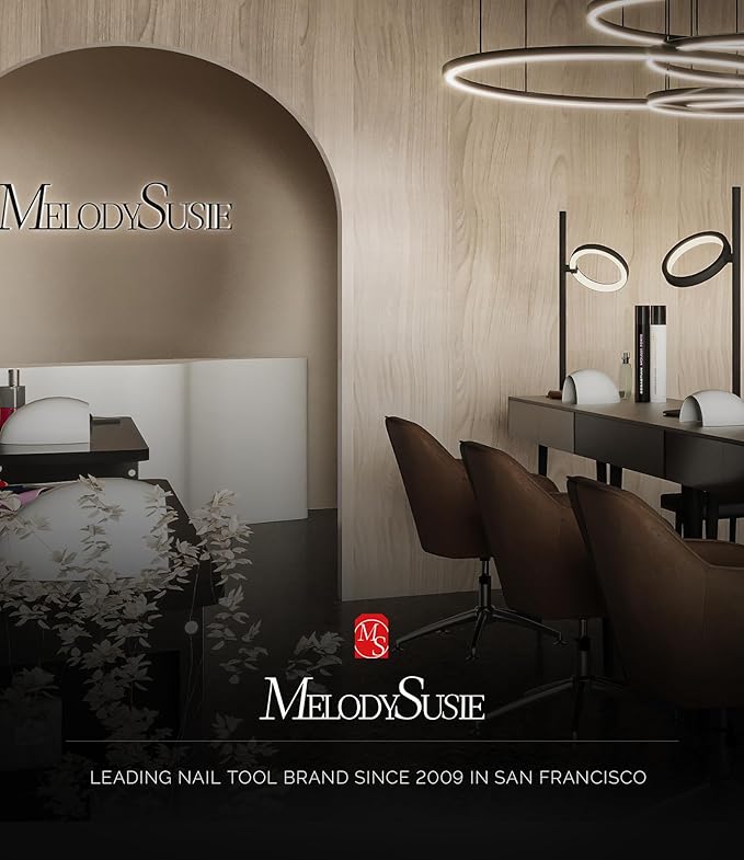 MelodySusie Professional Nail Drill, 30000 RPM Rechargeable Electric E File, SC320H Acrylic Gel Grinder Tools,Portable Nail Drill with 6 Bits Efile for Gel Nails Removing Manicure Pedicure Salon