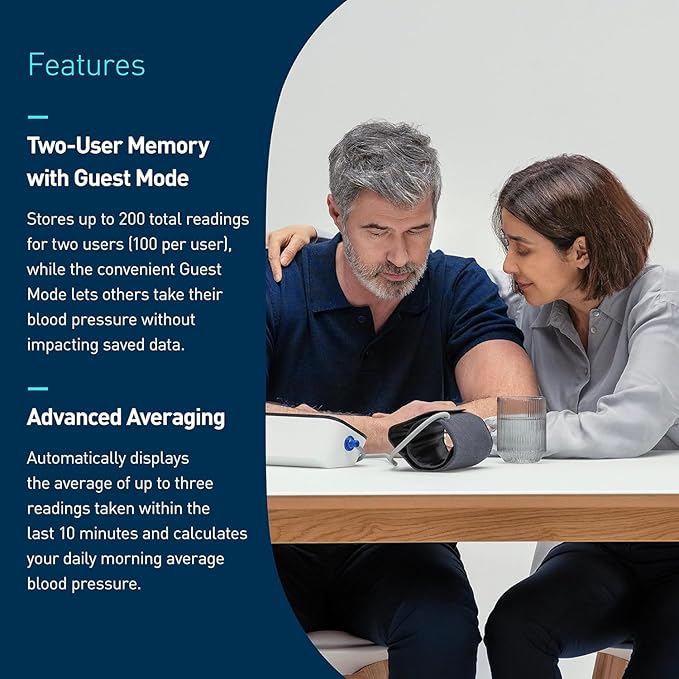 OMRON Platinum Blood Pressure Monitor for Home Use & Upper Arm Blood Pressure Cuff - #1 Doctor & Pharmacist Recommended Brand - Clinically Validated - AFib Detection - Connect App
