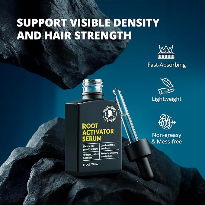 Hair Growth Serum: Root Activator Scalp Serum for Hair Loss and Regrowth Treatments – Natural Hair Oils for Hair Growth for Men Women (1 Fl Oz (Pack of 1))