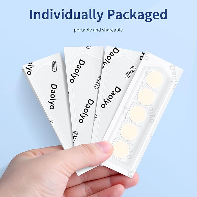 Pimple Patches for Face, 4 Size 360 Counts Hydrocolloid Acne Patches for Covering Zits and Blemishes, Spot Stickers with Salicylic Acid, Tea Tree Oil & Calendula Oil, Mini Package