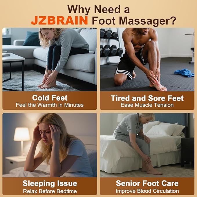 Shiatsu Foot Massager Machine with Heat : Deep Kneading Foot Massager with Vibration & Compression for Plantar Fasciitis & Neuropathy - for Women & Men,Relax for Home Office Use