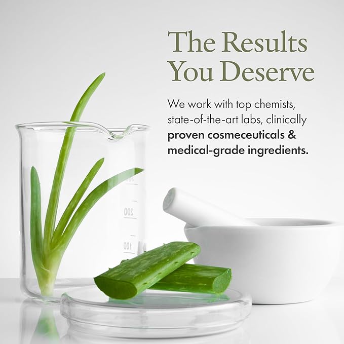 emerginC Crease Ease Emulsion - Intensive Face + Neck Serum with Peptides, Micro-Collagen + Sweet Almond for Aging Skin (1.6 oz, 50 ml)