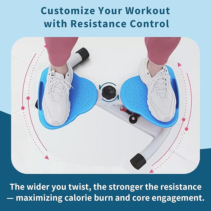 waist twisting machine for Exercise, Ab Twister Board, Core Twister for Women & Home Fitness, twist board for exercise,300 LBS Capacity