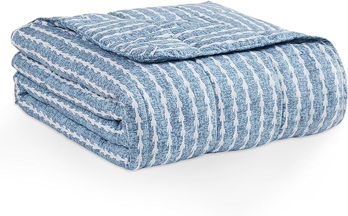 L'AGRATY Weighted Blanket - 60"x80" 25lbs Cooling Breathable Heavy Blanket Microfiber Material with Glass Beads for Adult All-Season Summer Fall Winter Soft Thick Comfort